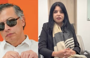 Gustavo Petro y Deicy Jiménez