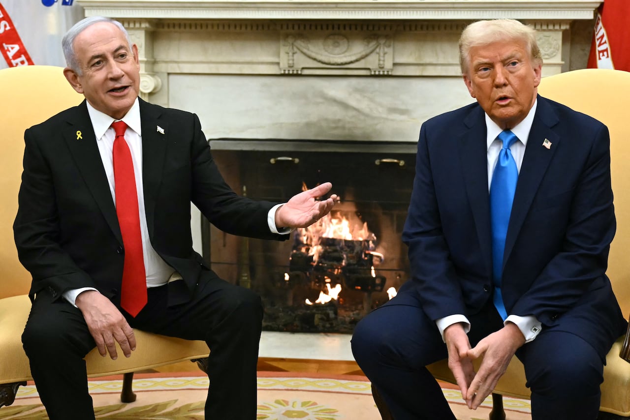 Netanyahu y Donald Trump