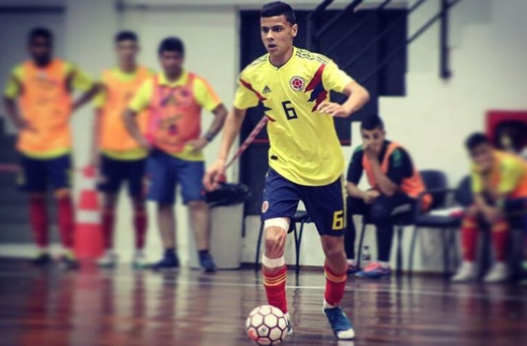 Richard Ríos en su etapa como jugador de Futsal.