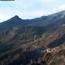 Fotografía de inmediaciones del volcán Nevado del Ruiz este 24 de abril.