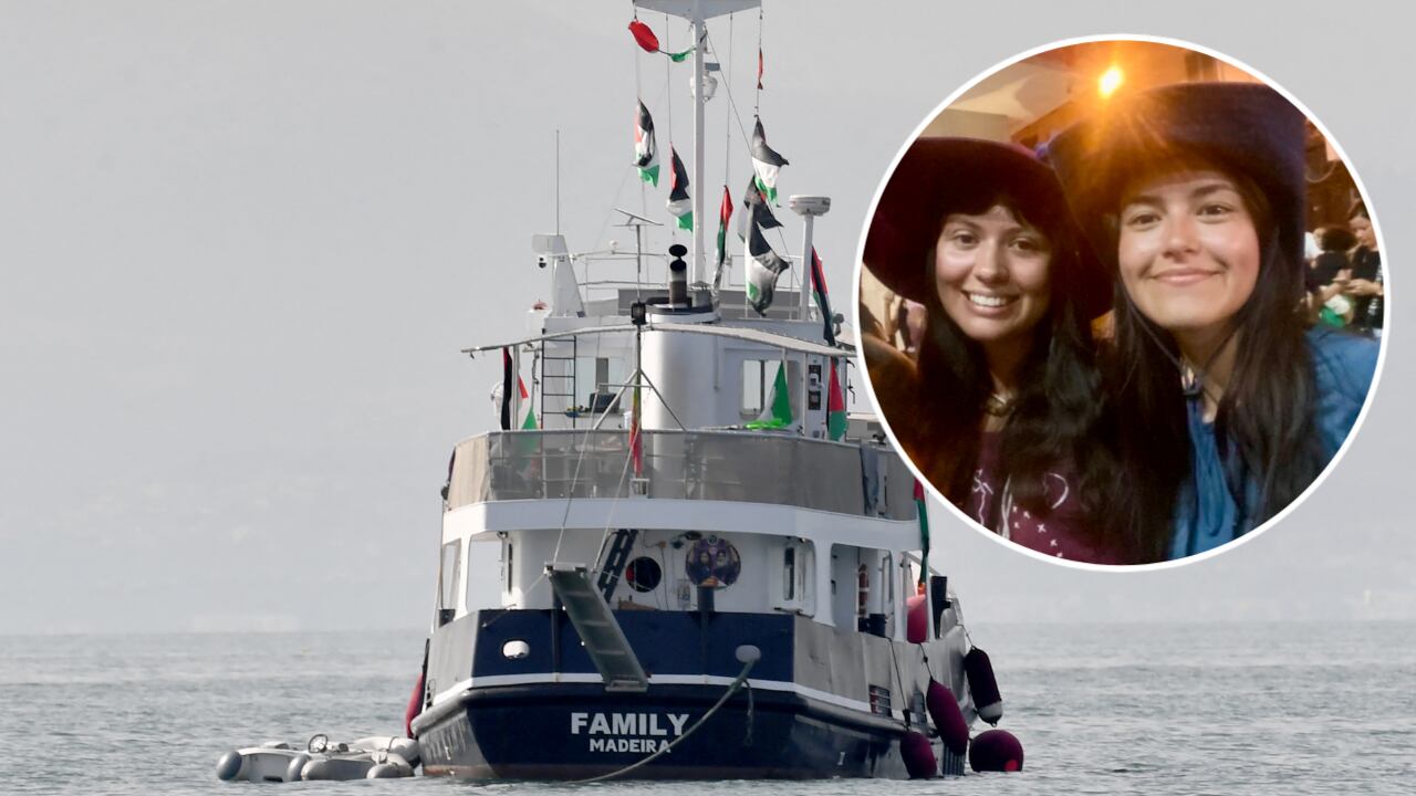 Las colombianas Manuela Bedoya y Luna Barreto estaban a bordo de la embarcación humanitaria cuando fueron interceptadas por fuerzas israelíes.