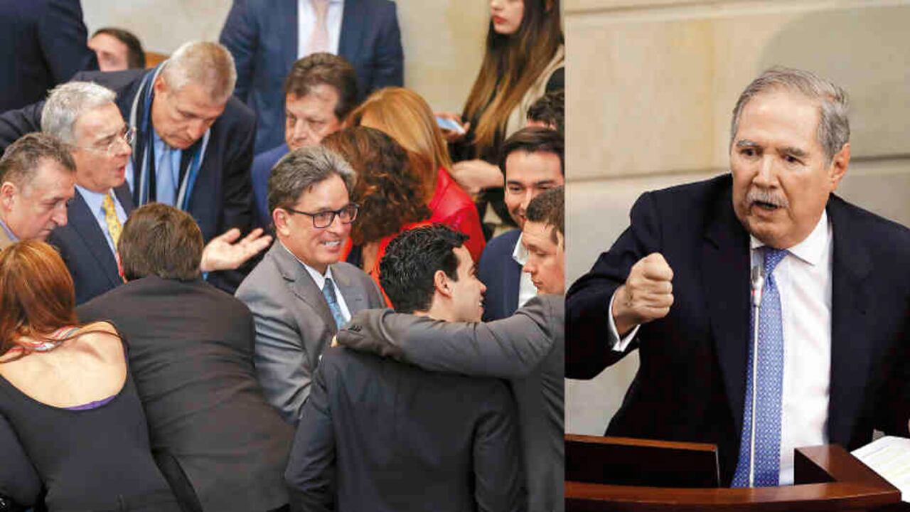 El ministro Carrasquilla demostró que puede sacar adelante iniciativas impopulares en el Congreso. El de Defensa, Guillermo Botero, salió en una moción de censura.