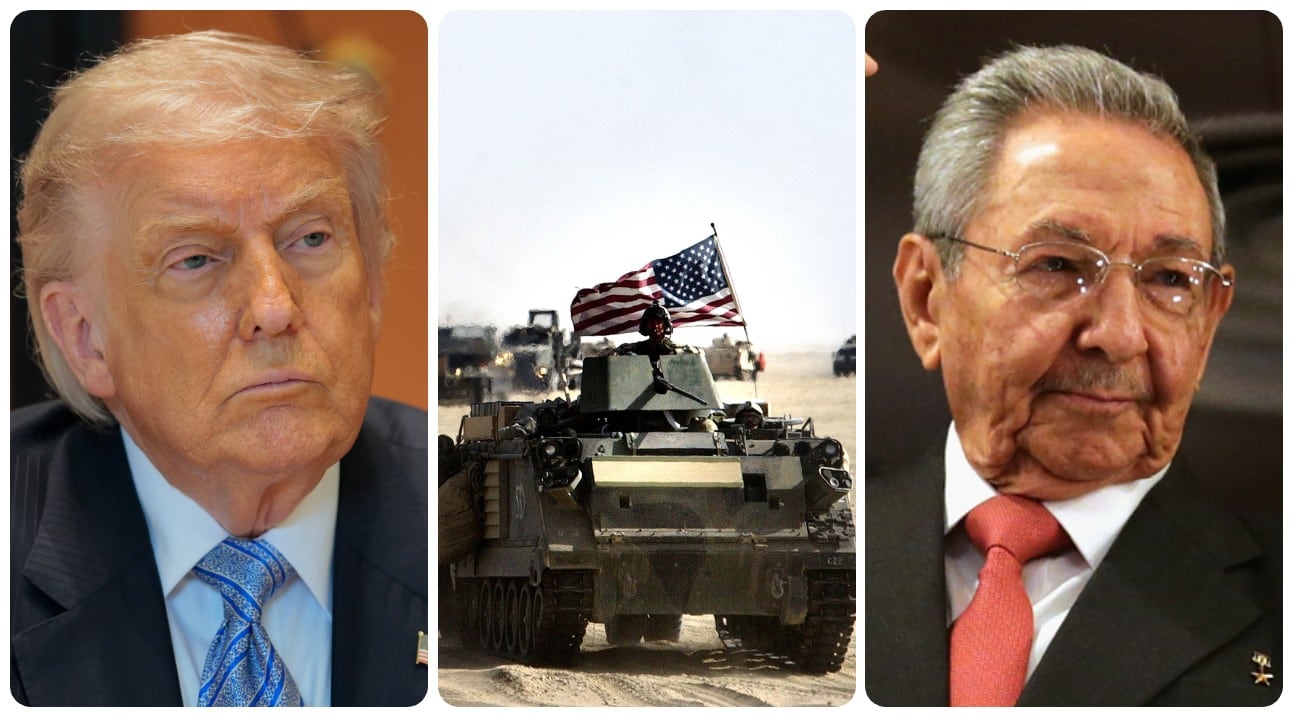 Donald Trump y Raúl Castro