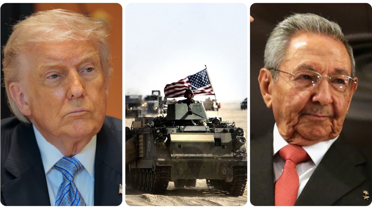 Donald Trump y Raúl Castro