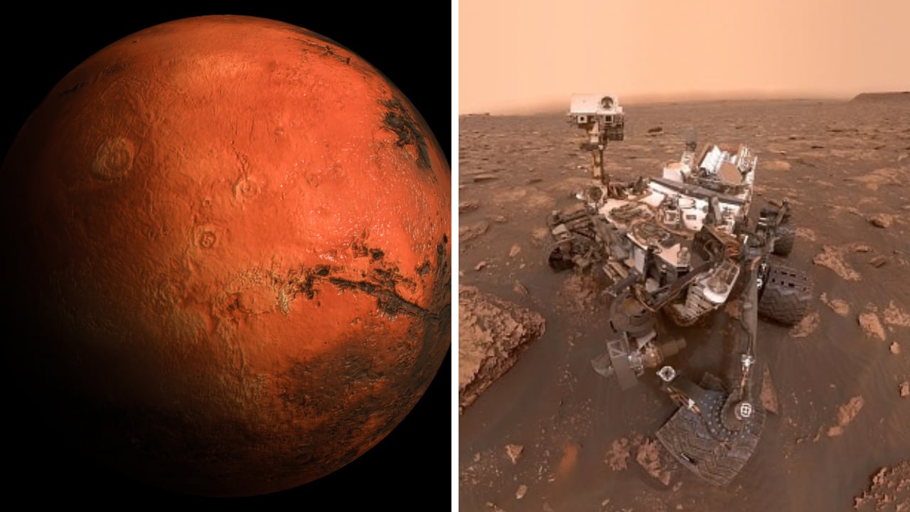 La NASA presentó una vista de Marte que reúne detalles del recorrido realizado por Curiosity.