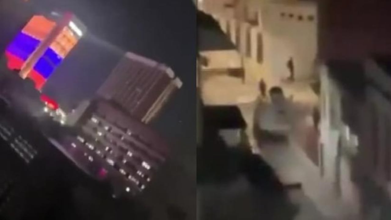 Reportan fuertes disparos en Caracas en la noche de este 5 de enero de 2026.