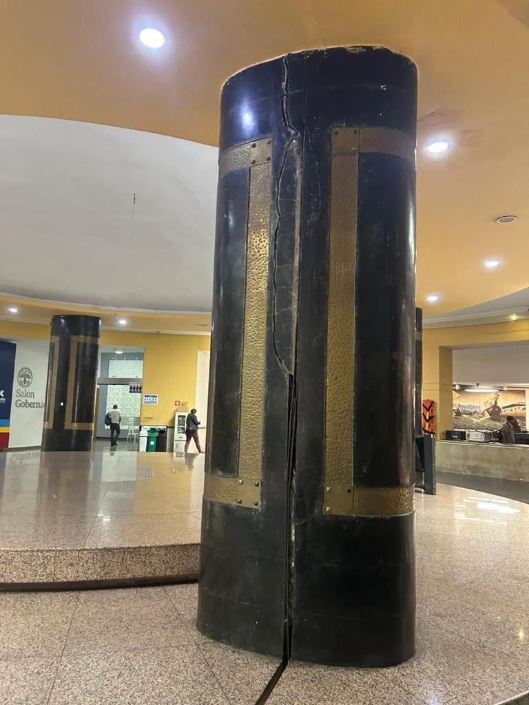 La Gobernación de Cundinamarca también resultó afectada.