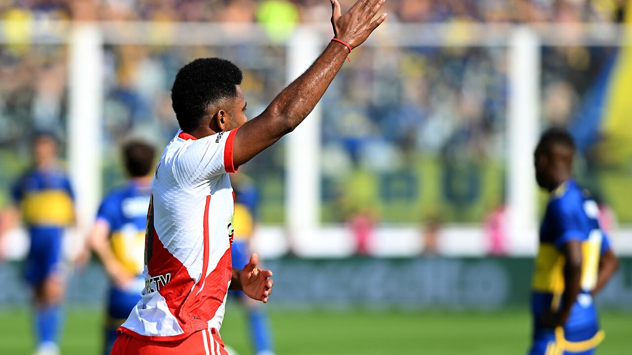 Miguel Borja, delantero de River