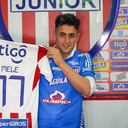 El arquero uruguayo Santiago Mele fue presentado como nuevo jugador de Junior.