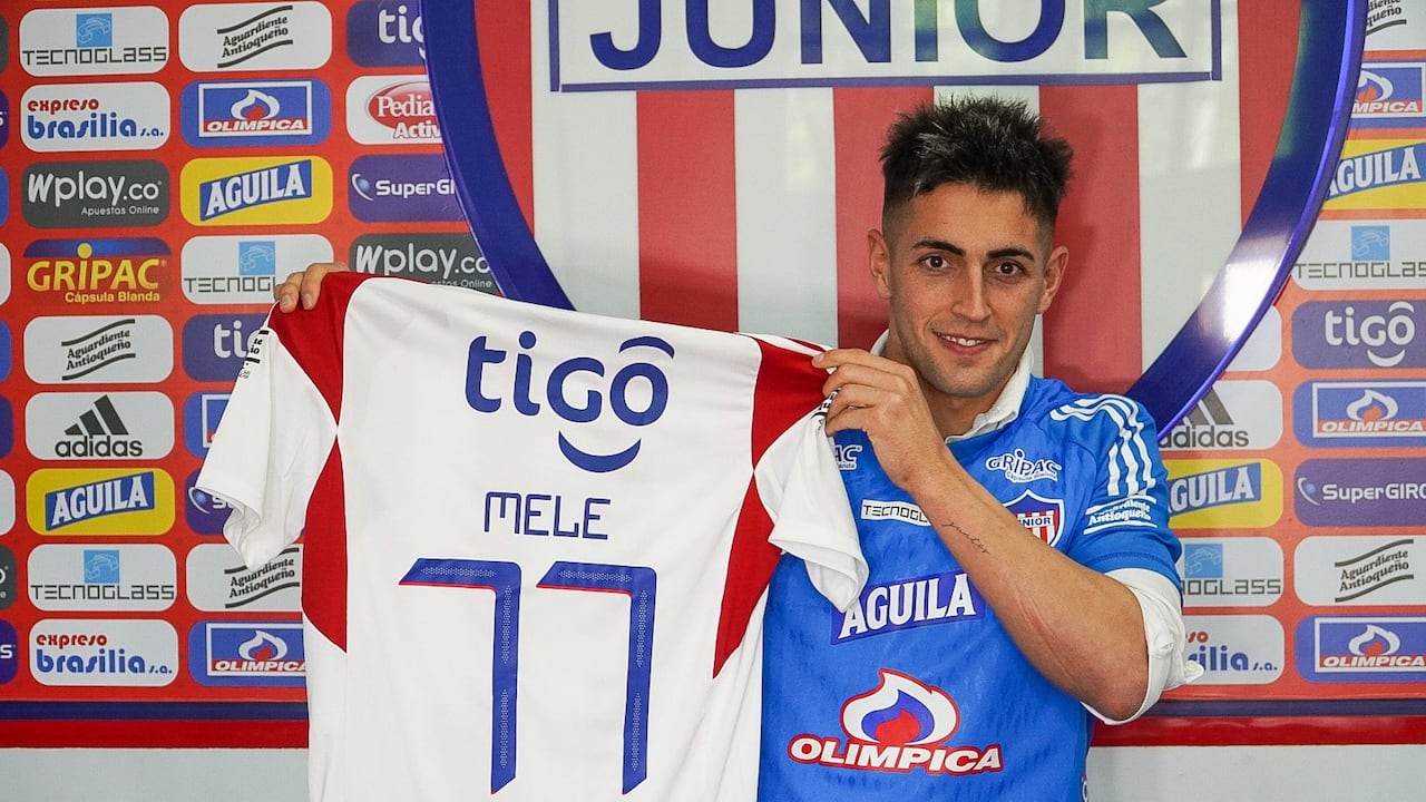 El arquero uruguayo Santiago Mele fue presentado como nuevo jugador de Junior.
