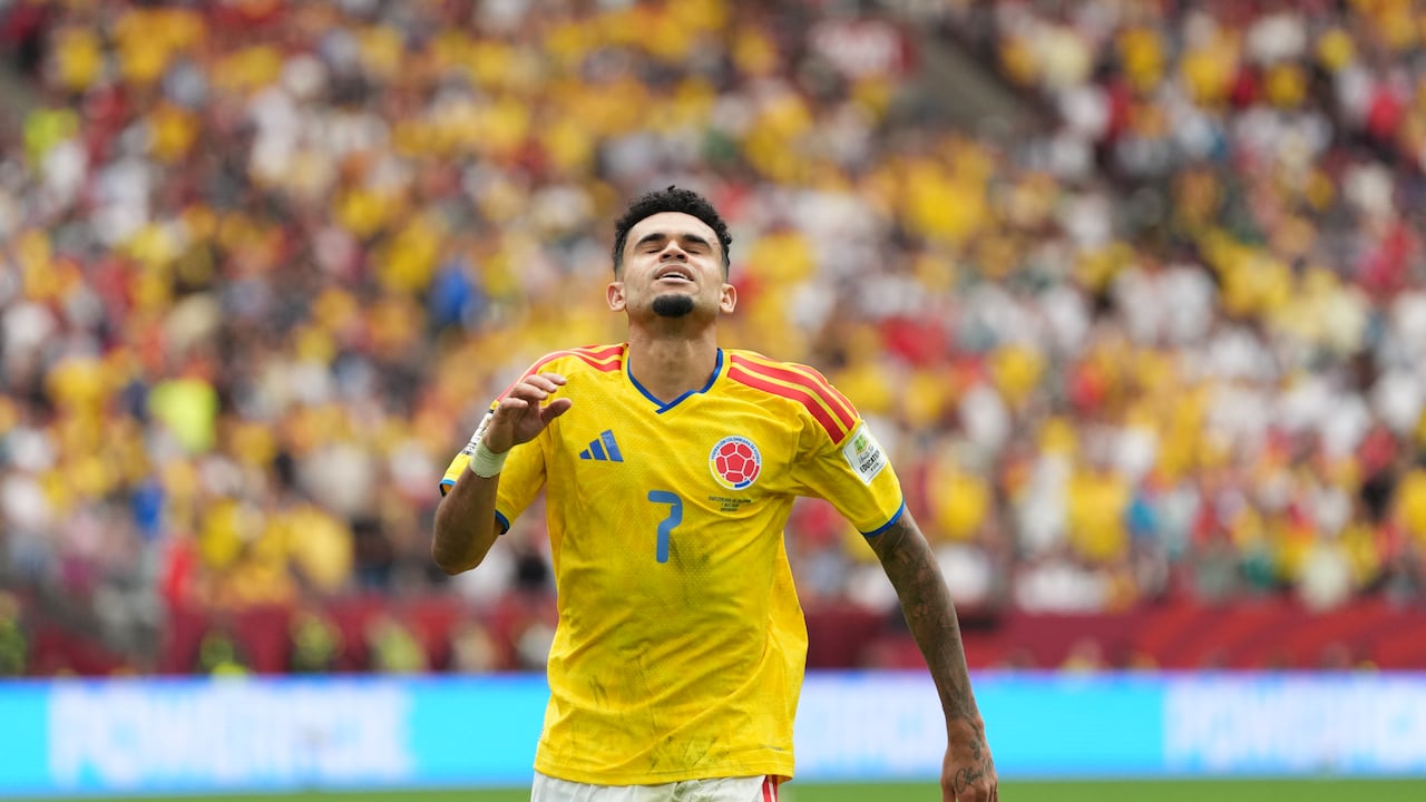 En el Mundial 2026, Luis Díaz anotó un gol durante el partido de Colombia vs. Uzbekistán.