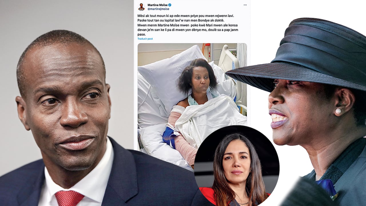 Martine Moise es ahora acusada de ser parte de un complot contra el asesinato de su esposo, el entonces presidente de Haití.