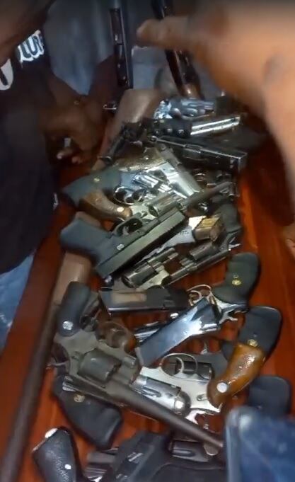 El misterioso ritual con armas en velorio de alias Gomelo en Guachené, Cauca.