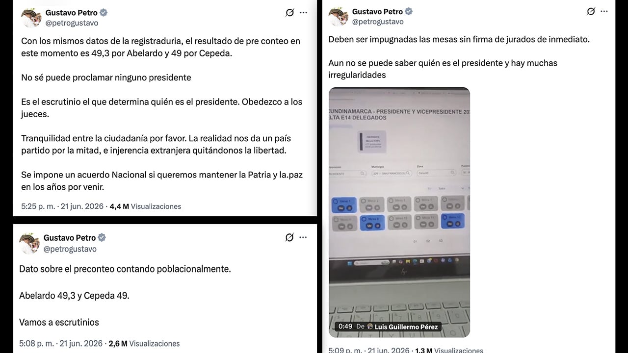 Las declaraciones del jefe de Estado reavivan el debate sobre la confianza en el sistema electoral colombiano.