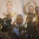 El líder de Hamás, Ismail Haniya, confirmó a la cadena Al Jazeera el "martirio" de sus "tres hijos" y algunos de sus "nietos"(Photo by Spencer Platt/Getty Images)