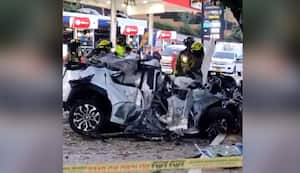 Así quedó el vehículo siniestrado.