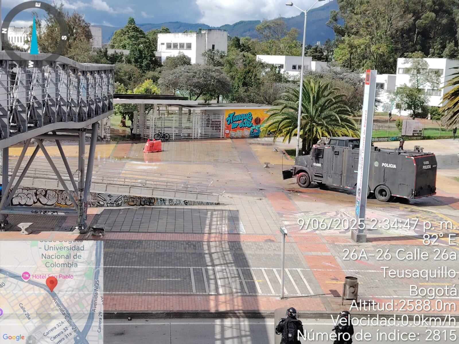 Enfrentamientos en la Universidad Nacional