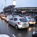 Celebración del triunfo de Gustavo Petro en la Cra 30 afueras de movistar arena