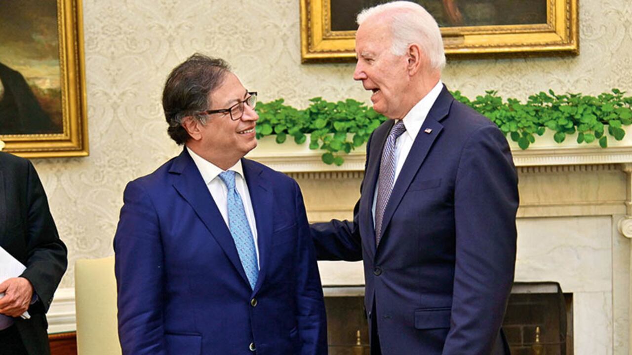  Gustavo Petro y Joe Biden sostuvieron su primer encuentro en la Casa Blanca. 