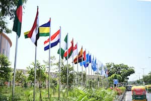 India, país anfitrión del G20 Nueva Delhi (Photo by Money SHARMA / AFP)