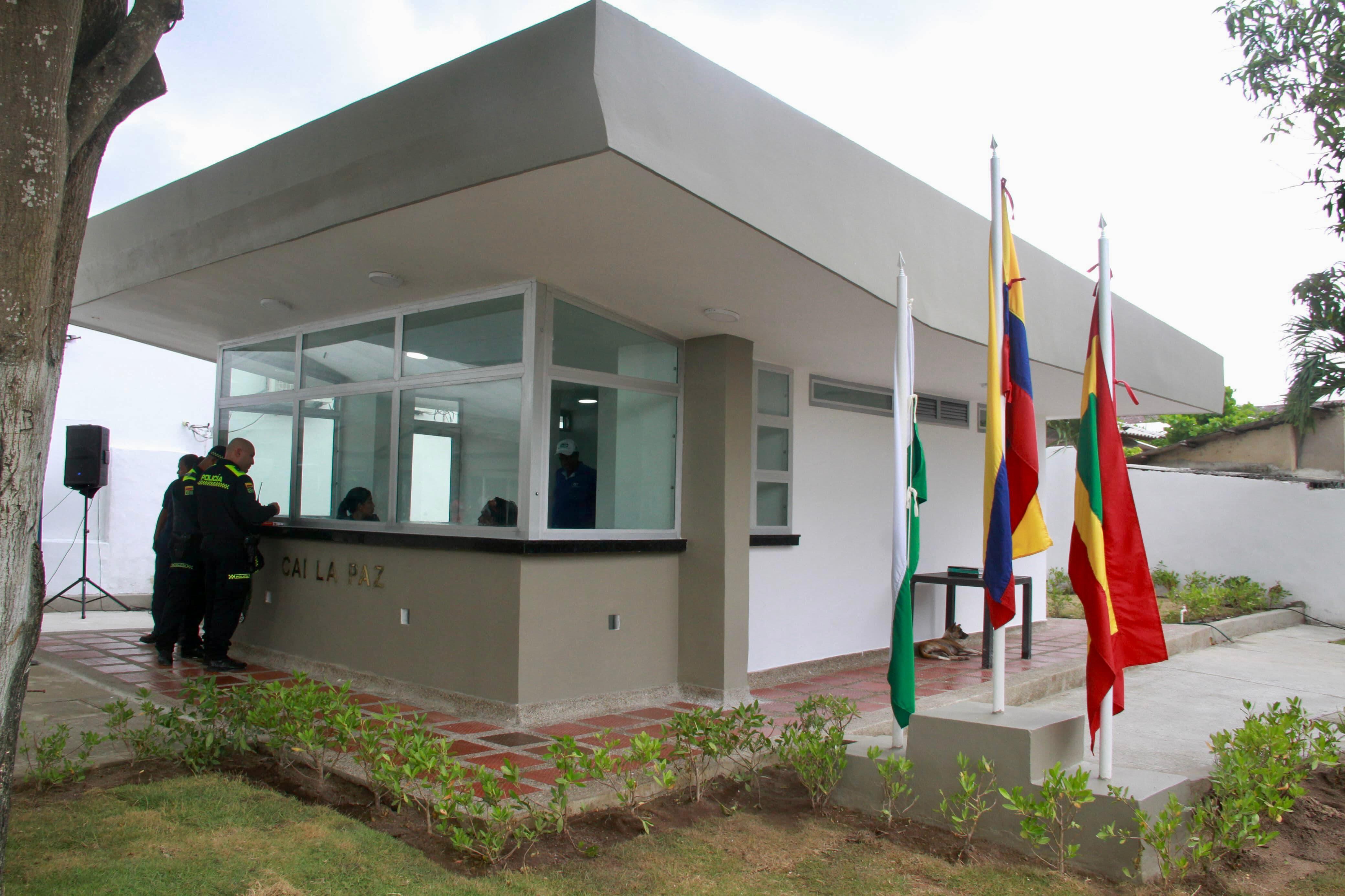Cai de la Policía Nacional en La Paz, Barranquilla.