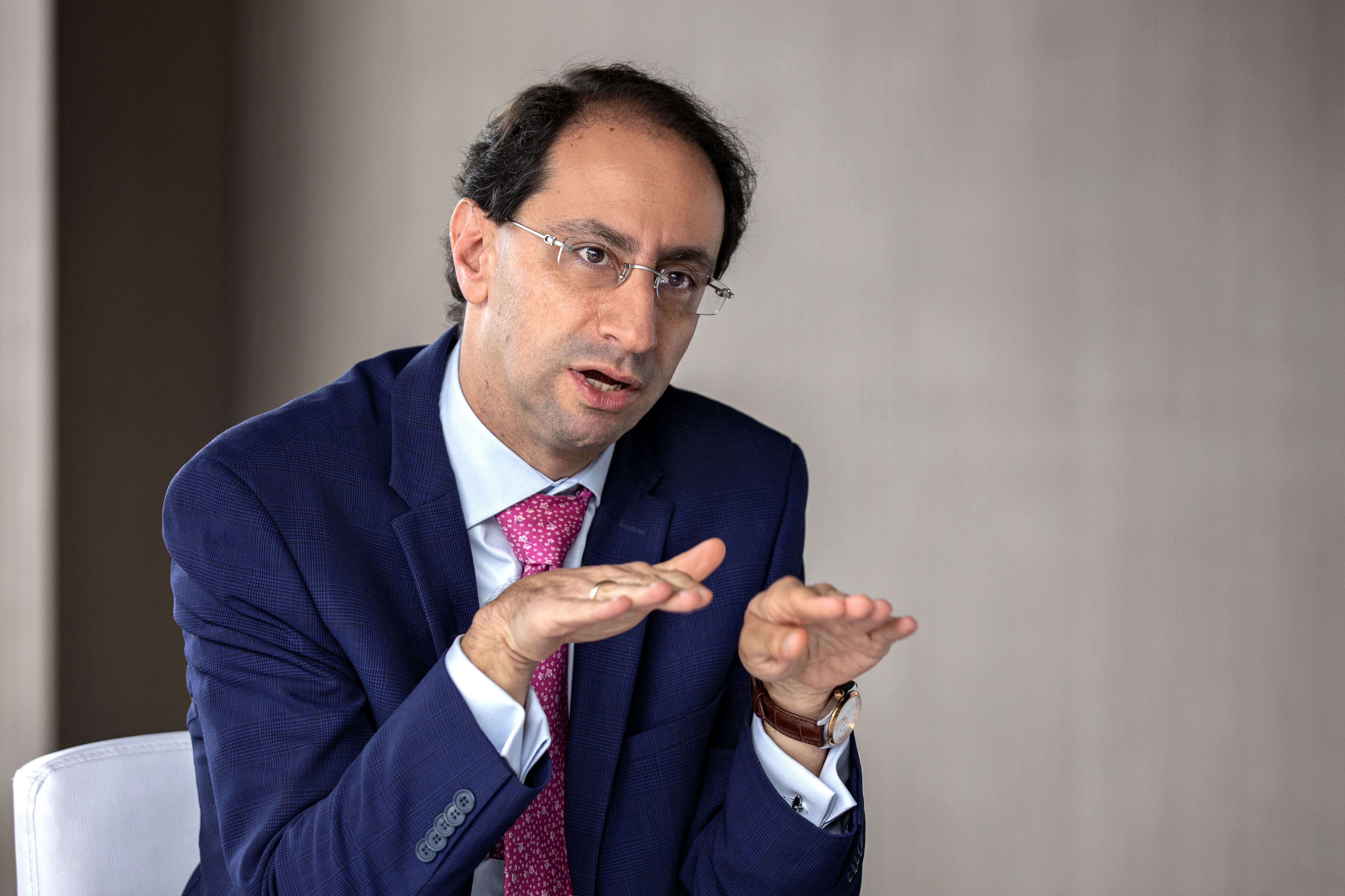 José Manuel Restrepo. Ministro de Hacienda.