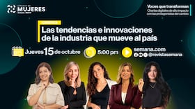 Las mujeres marcan la pauta en el sector logístico. De izquierda a derecha: Luz Elena Kassab, Diana Fonseca, Katherine Lozano, Magda Orozco y Tatiana Salazar. Foto: Círculo de Mujeres Semana Dinero. A.P.I