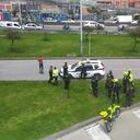 Las autoridades se presentaron en el lugar. Uno de los presuntos delincuentes fue detenido.