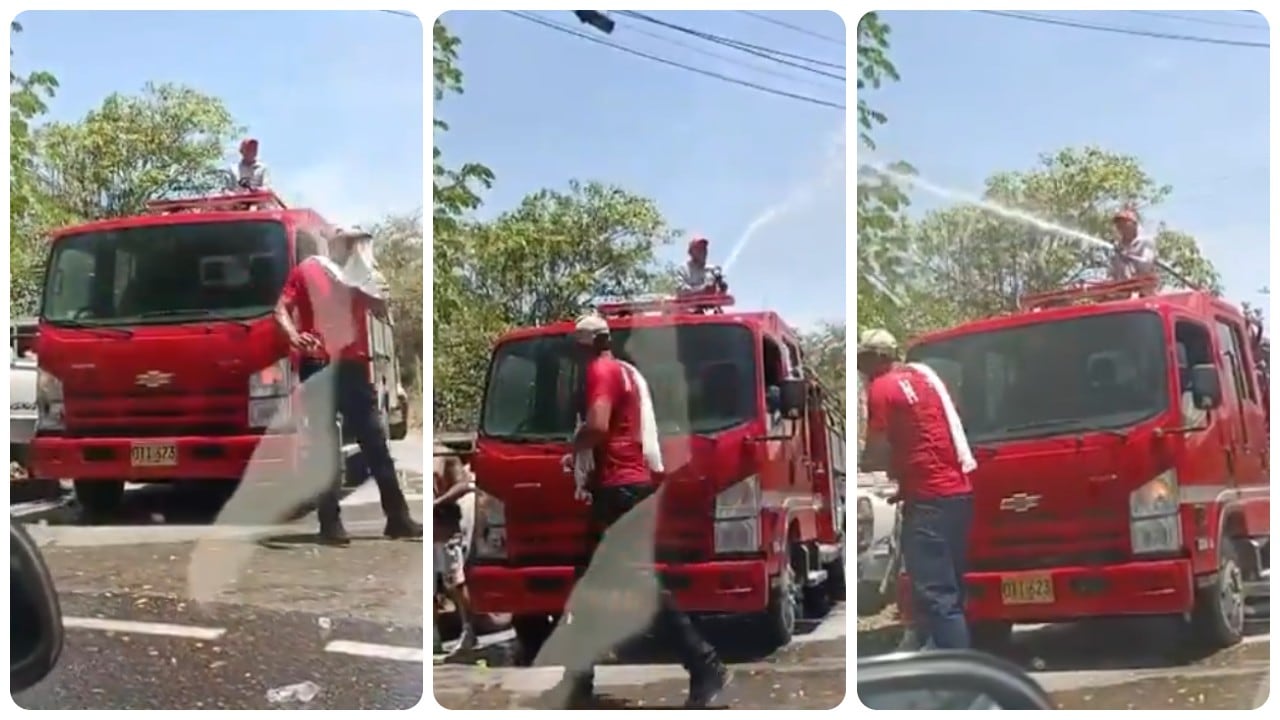 Polémica por carro de bomberos que fue usado en fiestas de Coello, Tolima.