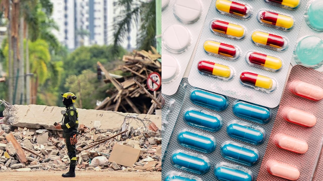 Terremoto en Colombia y medicamentos.