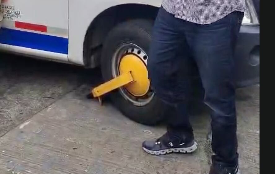 Este es el elemento que sería utilizado para inmovilizar a los automotores en Cali.