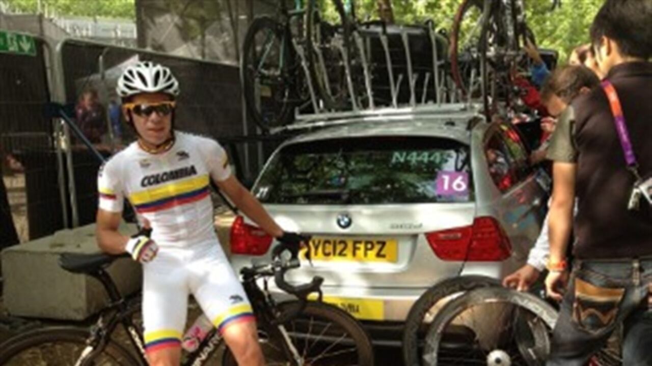 El colombiano Rigoberto Urán alcanzó la medalla de plata en los Olímpicos de Londres 2012