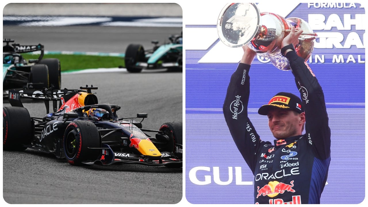 Max Verstappen celebró en Baréin su regreso al primer lugar de un Gran Premio de Fórmula 1.