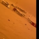 La tormenta causó temor en los turistas.