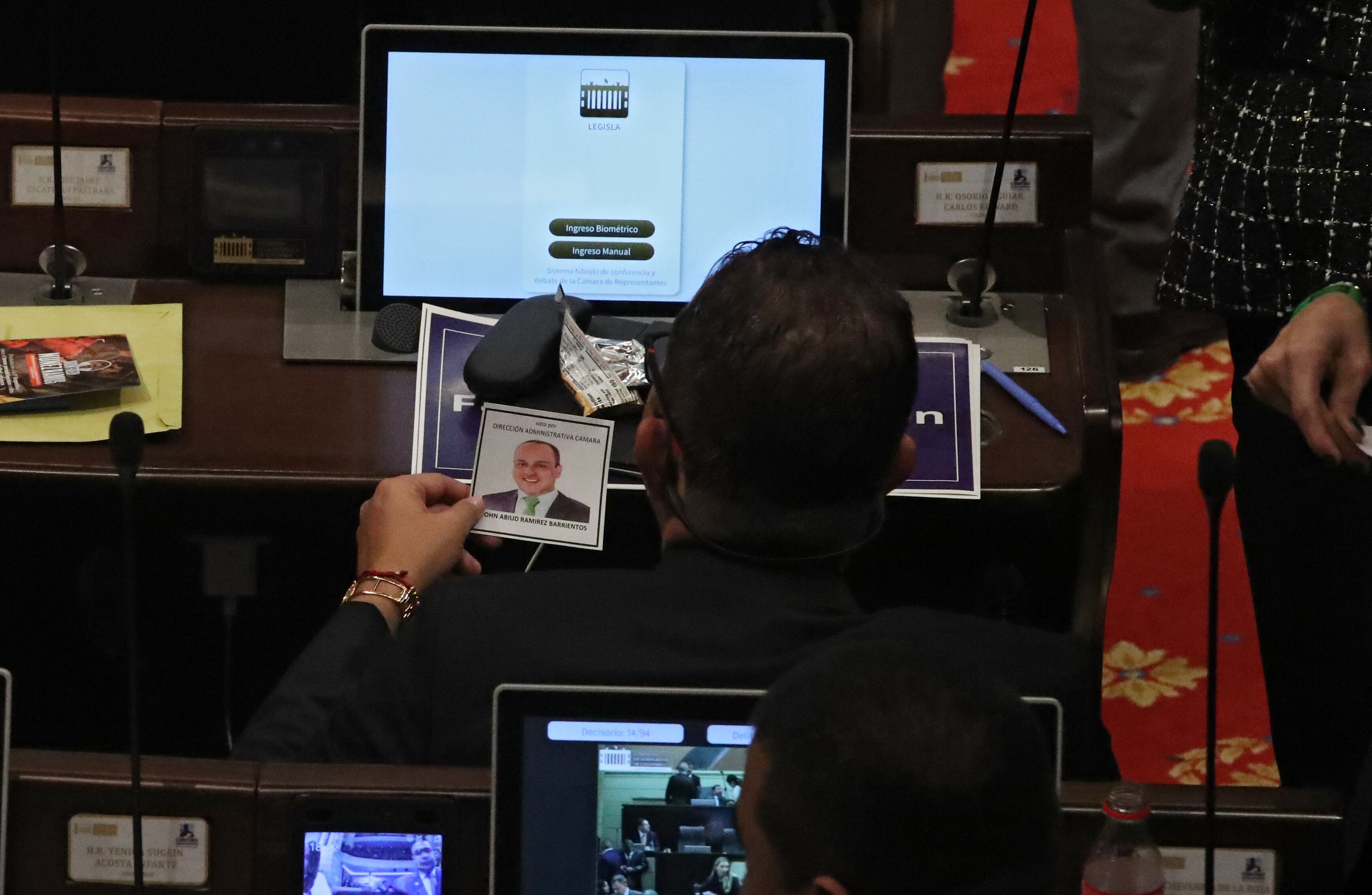 Votaciones Presidencia de Cámara