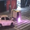 Accidente de tránsito en Medellín, conductor implicado se fugó.