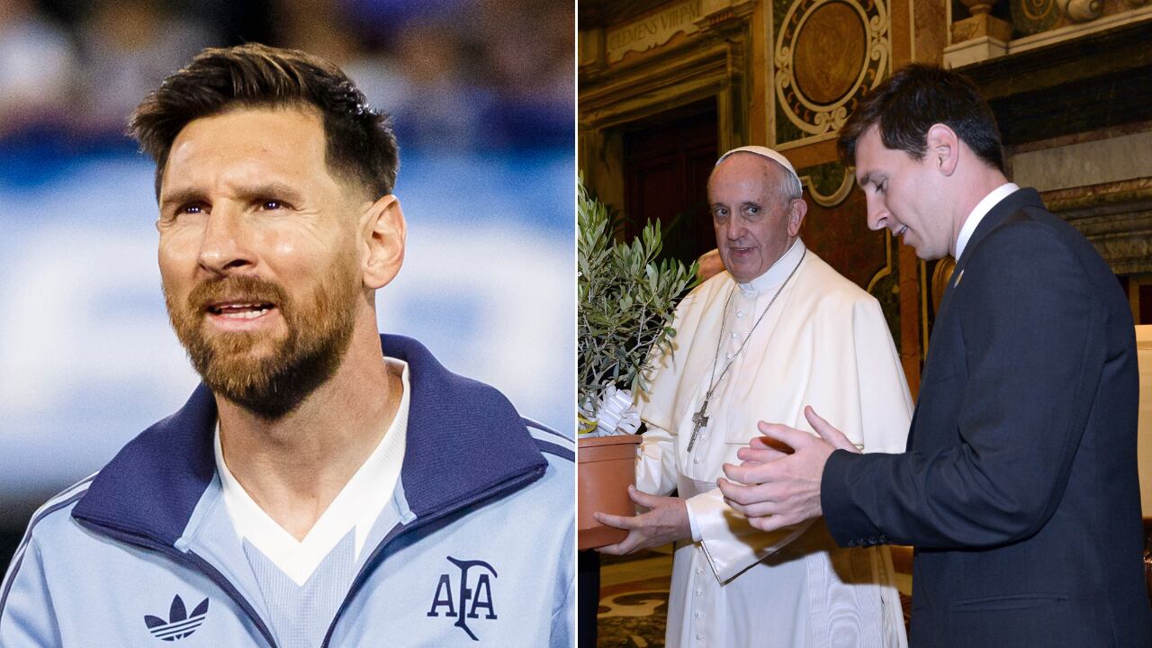 Lionel Messi tuvo la posibilidad de compartir con el Papa Francisco