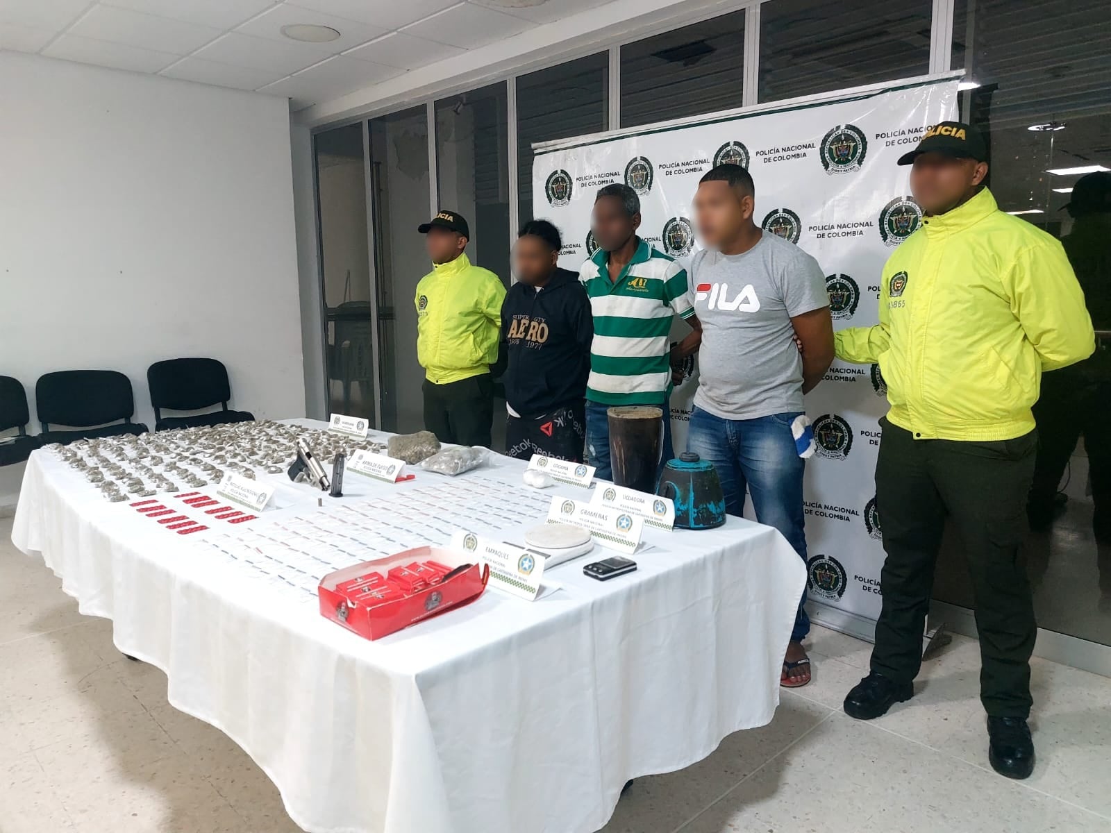 Capturados por expendido de estupefacientes en Cartagena