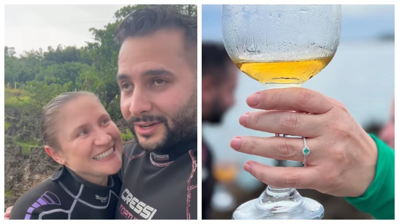 Vicky Berrío anunció su propuesta de matrimonio y mostró su felicidad.