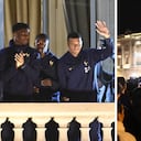 Selección de Francia fue recibida por miles de fanáticos en la plaza de la Concordia.