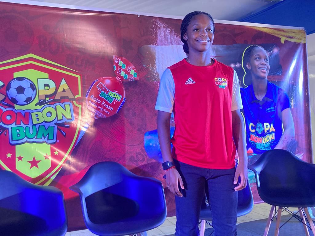 Linda Caicedo, nueva emnajadora de la Copa Bon Bon Búm