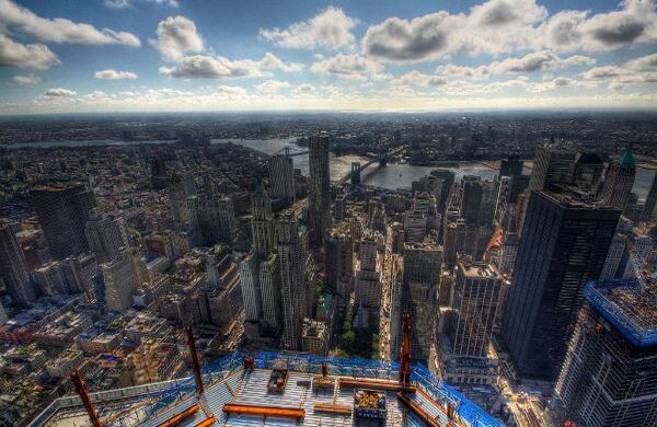 20 de septiembre de 2008. Panorámica de Manhattan desde la Torre Uno.