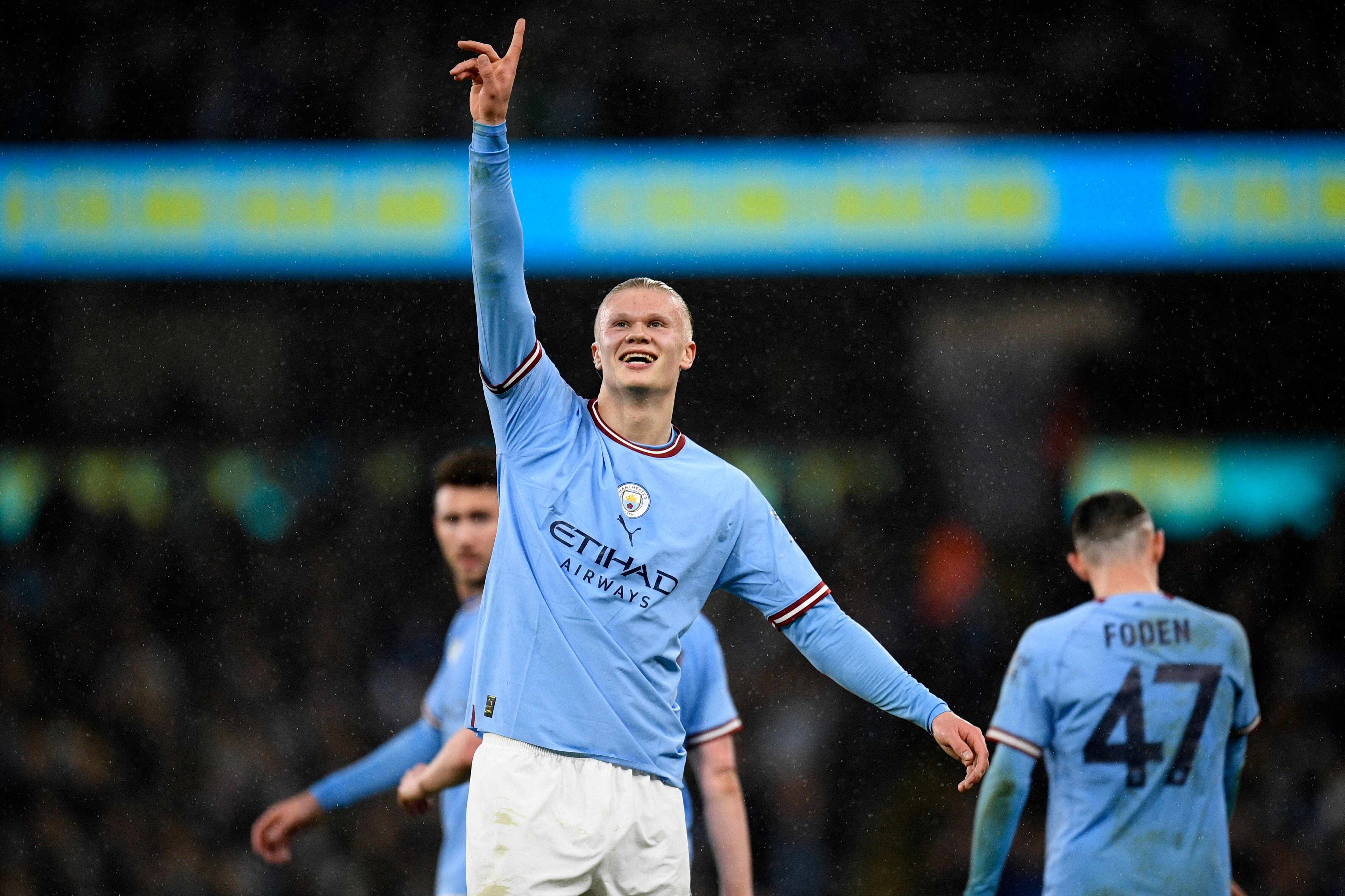 El noruego sigue con su poderío goleador intacto en la Premier League.