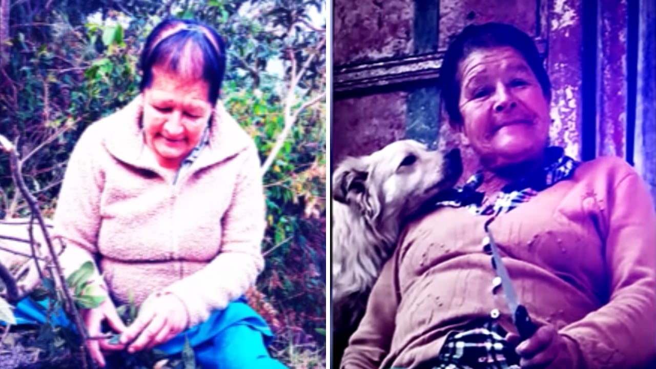 Blanca Pardo, una campesina de 72 años.
