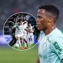 Jhon Arias mostró bajo nivel vs. Santos y fue reprochado en Brasil