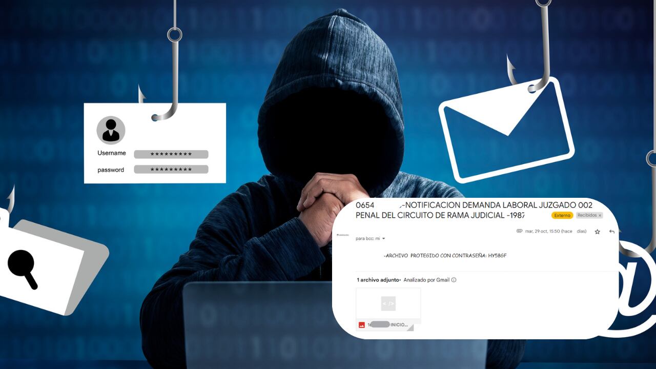 Las notificaciones de demanda laboral falsas son una nueva estrategia de los estafadores para robar información. Mediante técnicas de suplantación de identidad, los ciberdelincuentes buscan ganarse la confianza de los usuarios para que abran archivos adjuntos maliciosos.