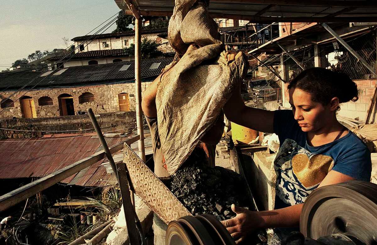Marmato, un  municipio de Caldas conocido como el "Pesebre de oro de Colombia". Foto: Stephen Ferry.