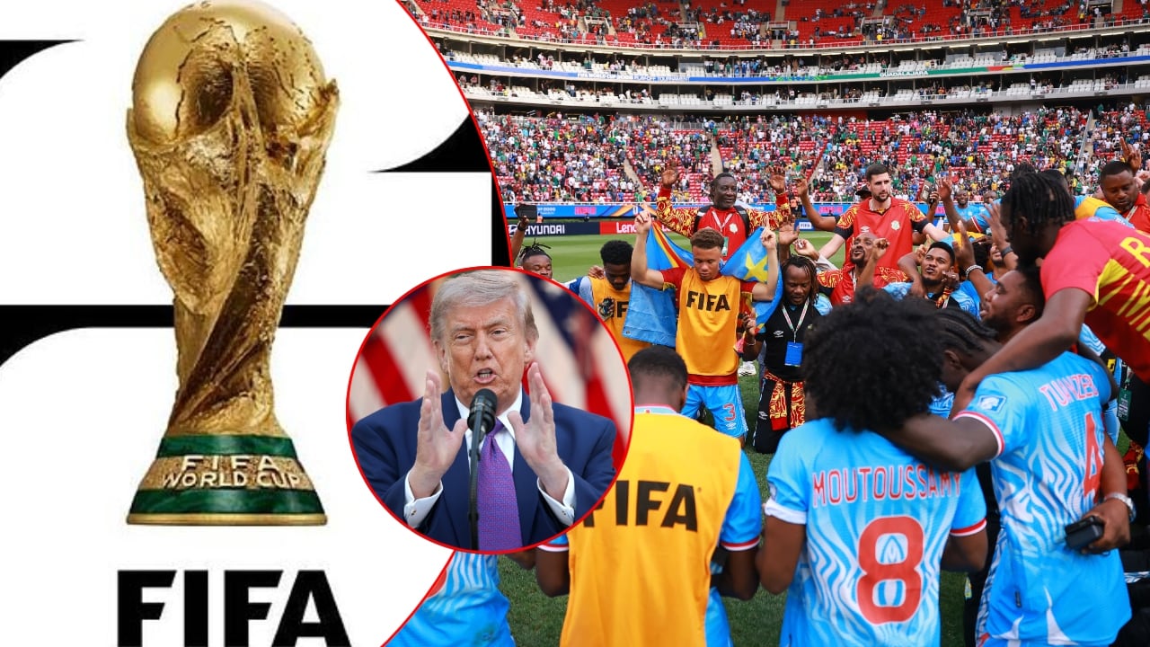 Logo oficial de la FIFA / Selección RD Congo / Donald Trump