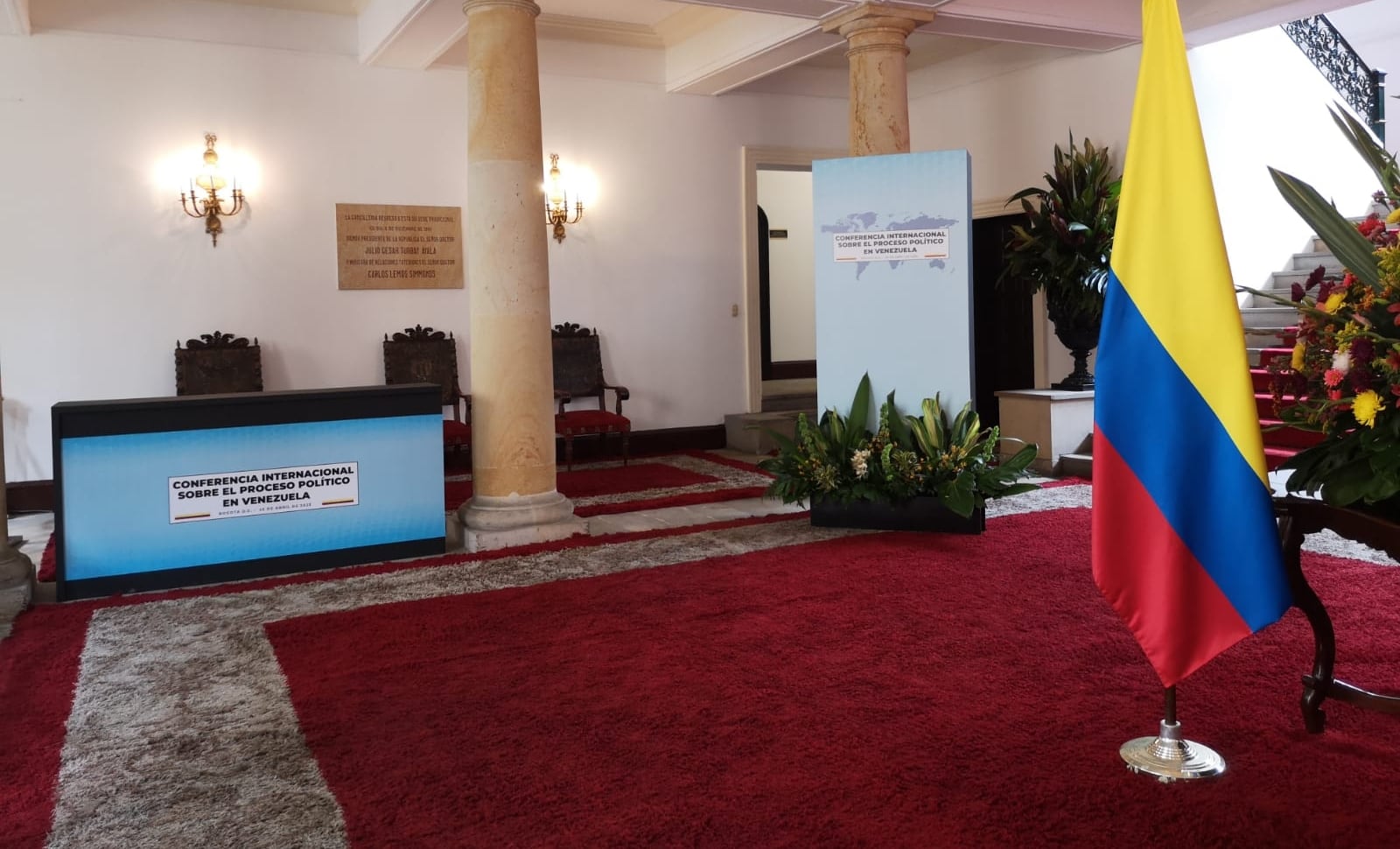 El Gobierno Nacional confirmó que al evento no invitó al expresidente interino de Venezuela, Juan Guaidó.