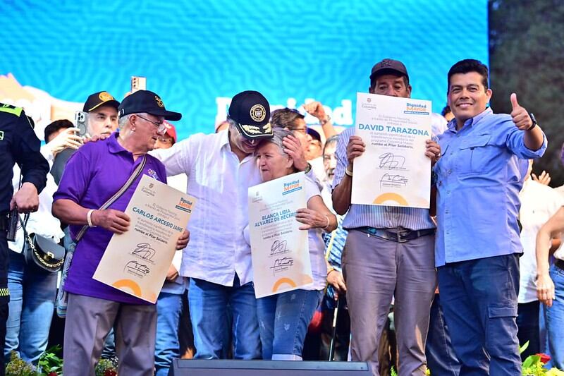 Presidente Gustavo Petro en Bucaramanga evento pilar solidario reforma pensional